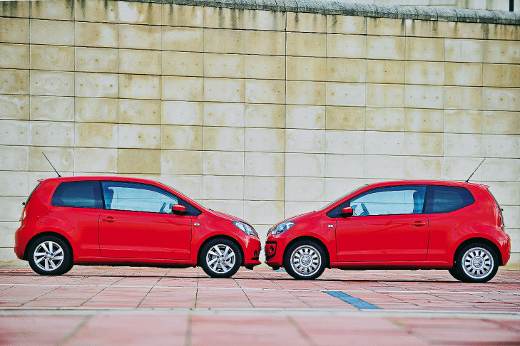 Seat Mii, VW Up