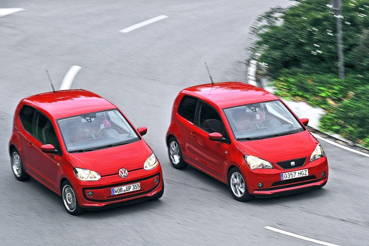 Seat Mii, VW Up