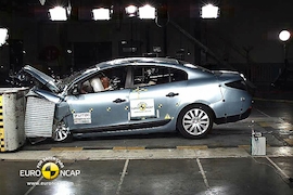 Renault Fluence ZE Euro NCAP Crashtest November 2011