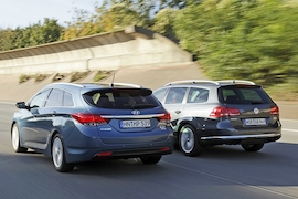 Hyundai i40 VW Passat