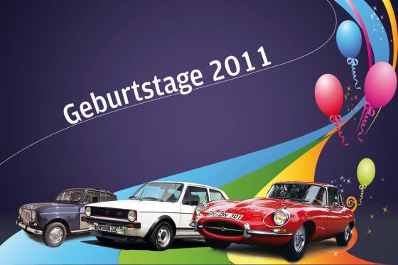 Auto-Geburtstage 2011
