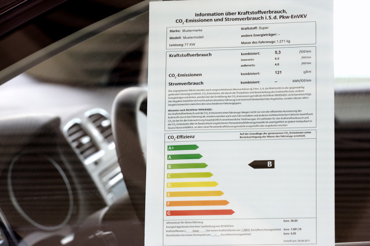 Kraftstoff-Kennzeichnung: Jetzt auch Label für Elektro-Autos