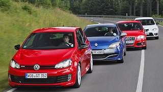 VW Golf GTI 35 Audi S3 Renault Mégane RS Seat Leon Cupra R