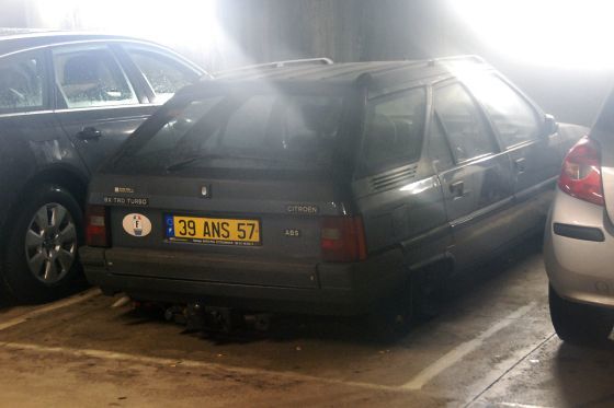 Citroën in Luxemburger Parkhaus