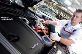 Audi-Fertigung im Werk Neckarsulm