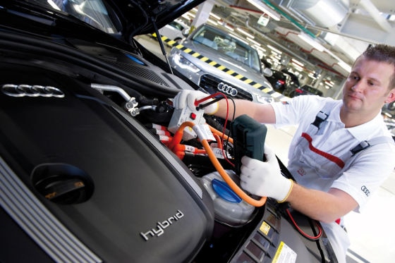 Audi-Fertigung im Werk Neckarsulm