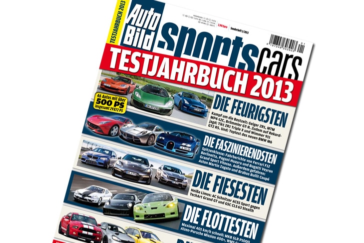 Titel Auto Bild sportscars Testjahrbuch 2013