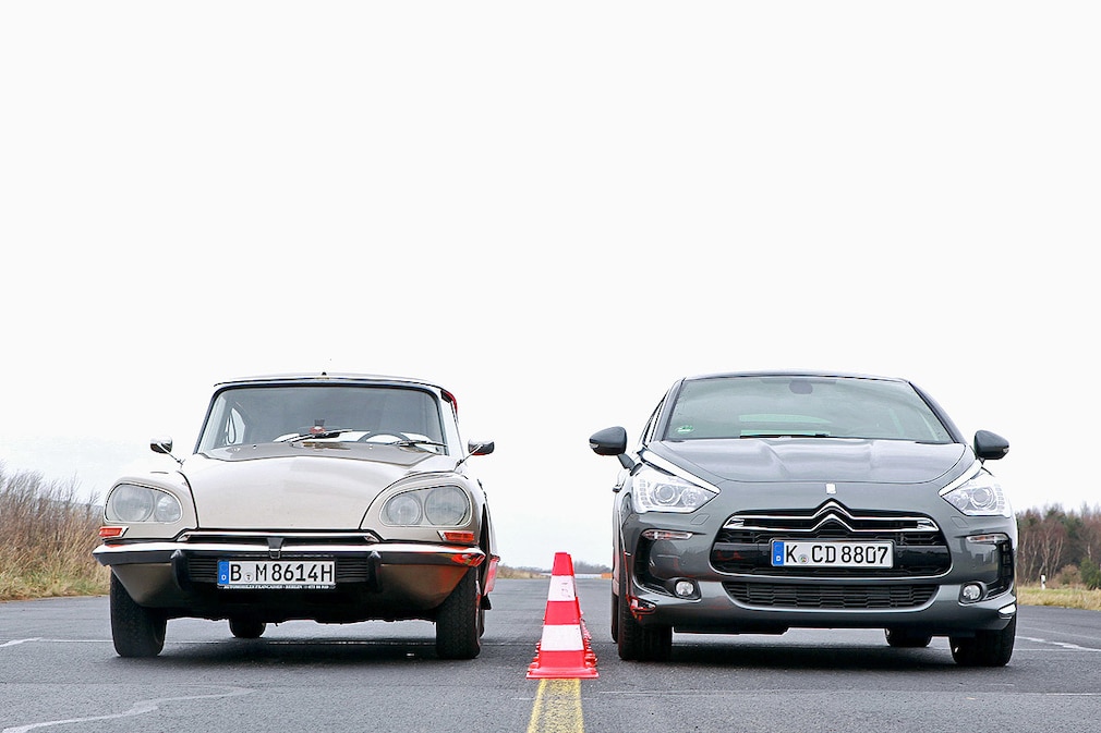 Citroën DS 20 Pallas und Citroën DS5 THP 200 Sportchic