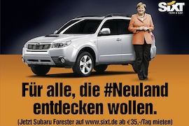 Sixt Werbung Wuff