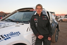 Stefanie Manns bei der Rallye Dakar
