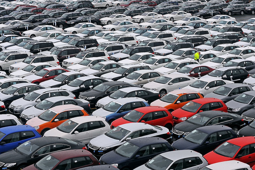 Autos auf Halde