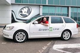 Hauke Schrieber im Octavia Green E Line