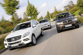 Mercedes ML 350 Bluetec VW Touareg V6 TDI BMW X5 xDrive 30d