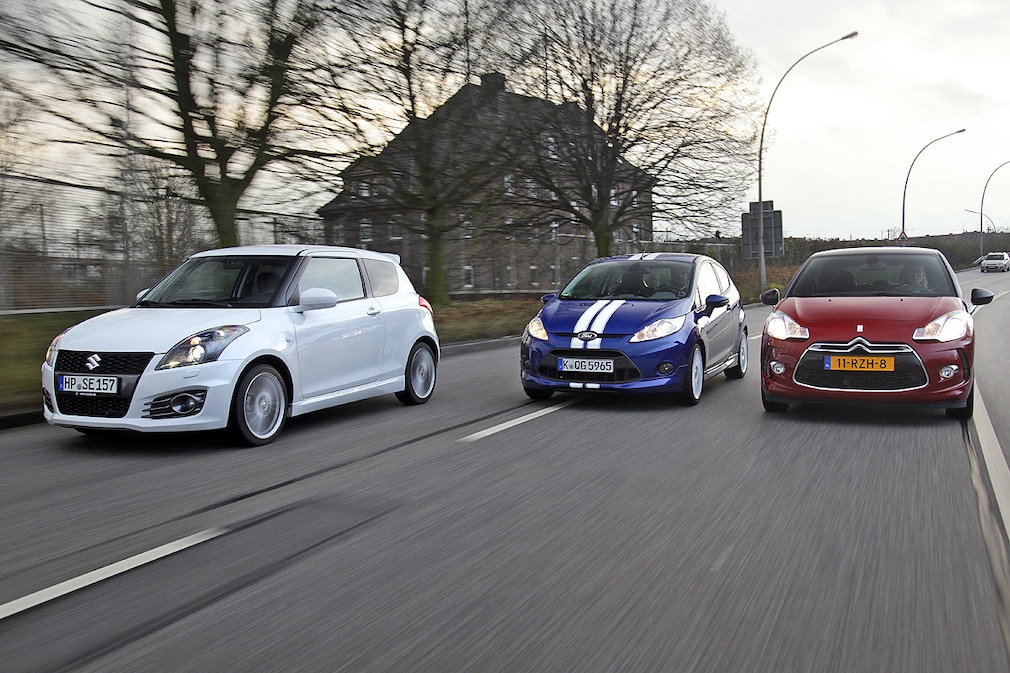 Citroën DS3 Ford Fiesta Suzuki Swift