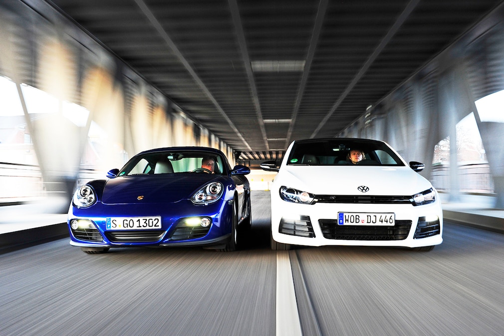 Porsche Cayman VW Scirocco