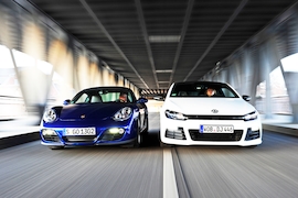 Porsche Cayman VW Scirocco