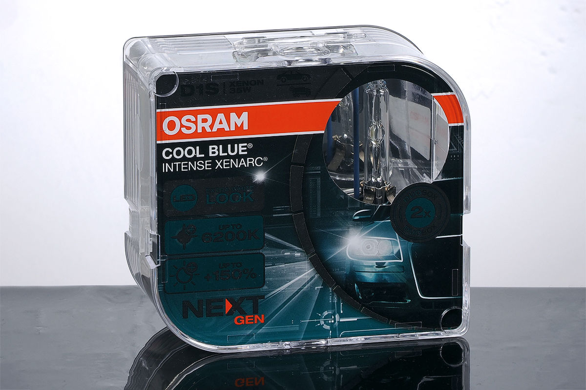 OSRAM Xenarc Cool Blue Intense D3S, 150 Prozent Mehr Helligkeit, Bis Zu  6.200 K, Xenon-Scheinwerferlampe, Led Look, White - Duo Box (2 Lampen) :  : Auto & Motorrad