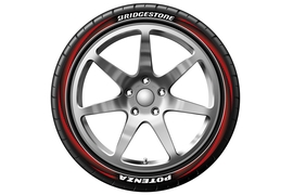 Bunter Reifen von Bridgestone