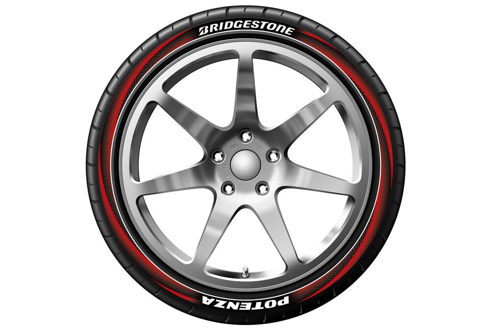 Bunter Reifen von Bridgestone