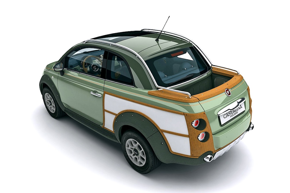 Fiat 500 CrossUp Woody Bicolor