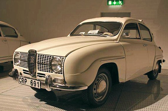Saab 96 Vit 1966
