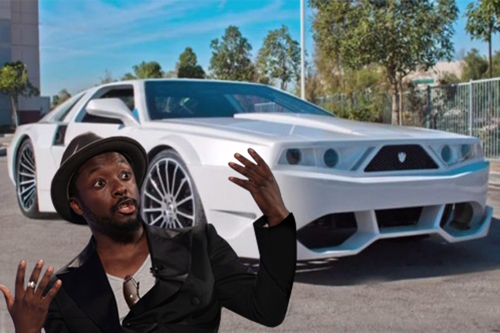 Rapper Will.I.Am und Auto I.Am