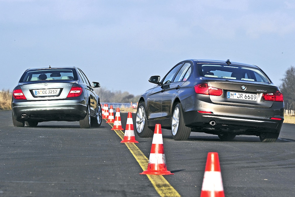 BMW 320d; Mercedes C 220 CDI