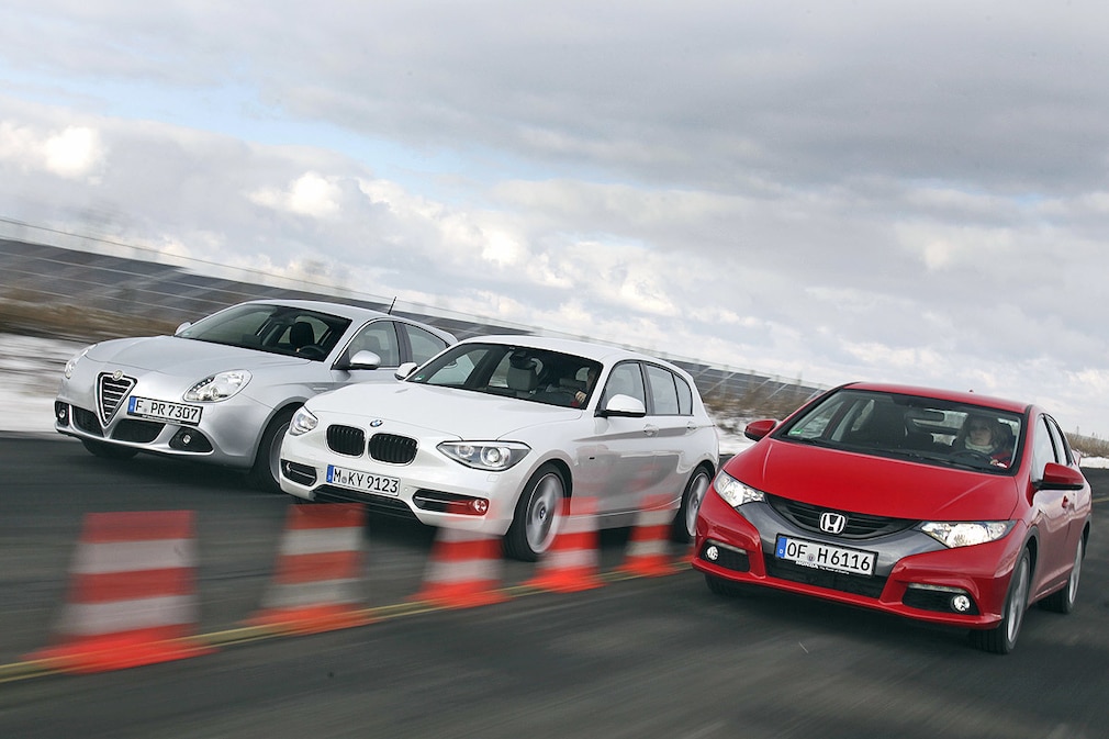 Alfa Giulietta BMW 1er Honda Civic