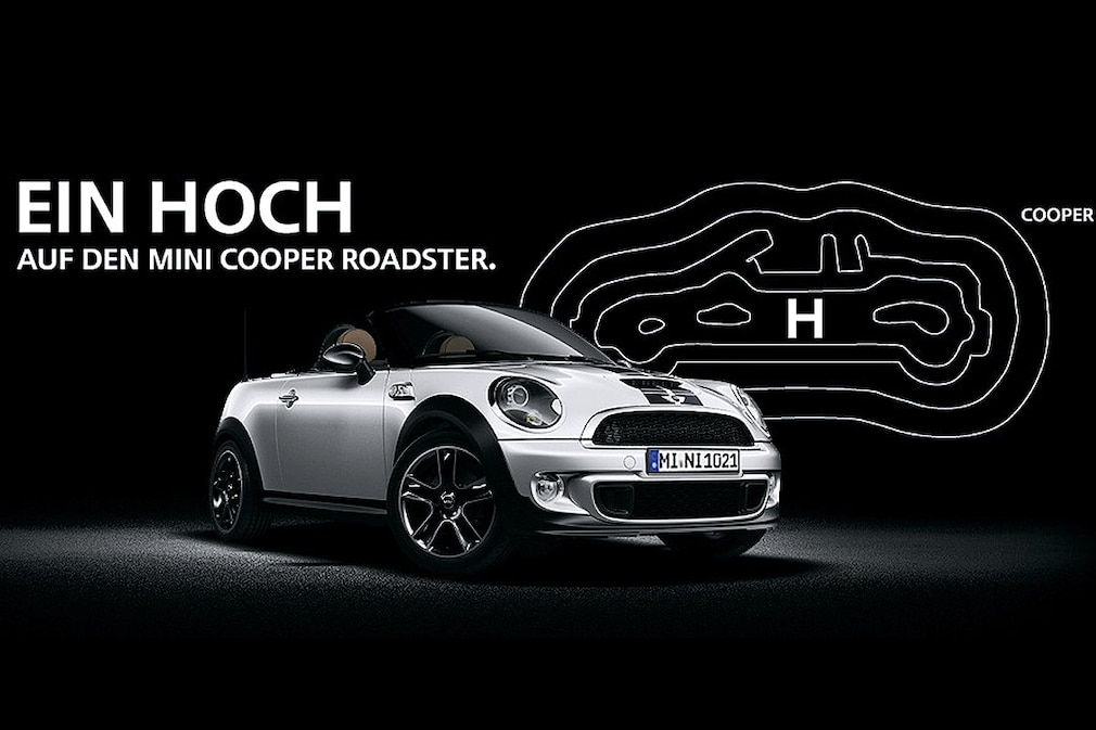 Werbung Mini Cooper Roadster