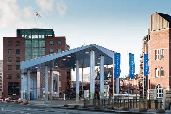 Wasserstoff-Tankstelle in der Hafencity