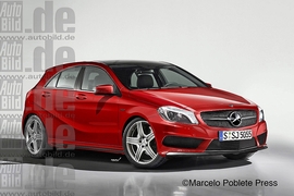 Mercedes A-Klasse Illustration