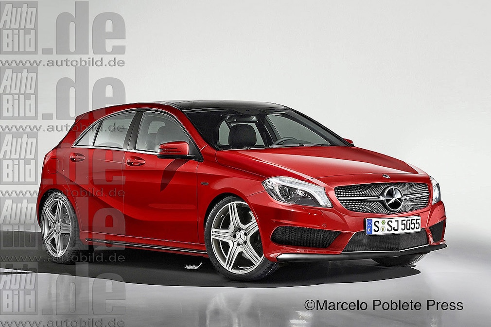 Mercedes A-Klasse Illustration