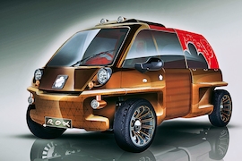 Mia Rox E-Auto mit Reißverschlüssen