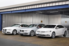 Audi A5 2.0 TDI Sportback, BMW 320d Automatik, VW CC 2.0 TDI DSG