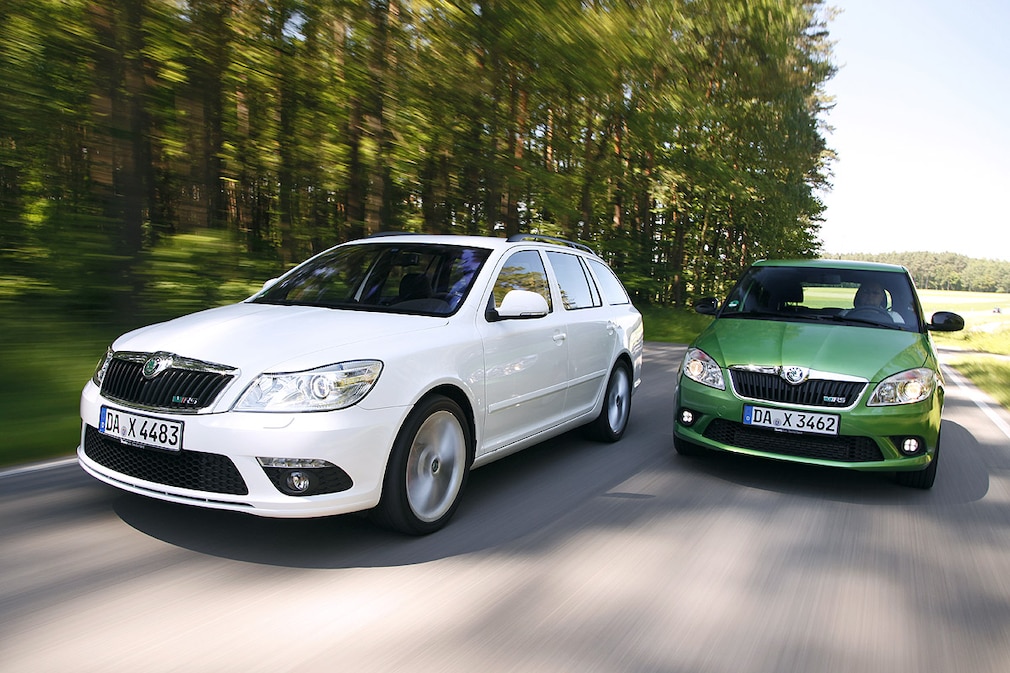 Skoda Octavia Combi RS Skoda Fabia Combi RS