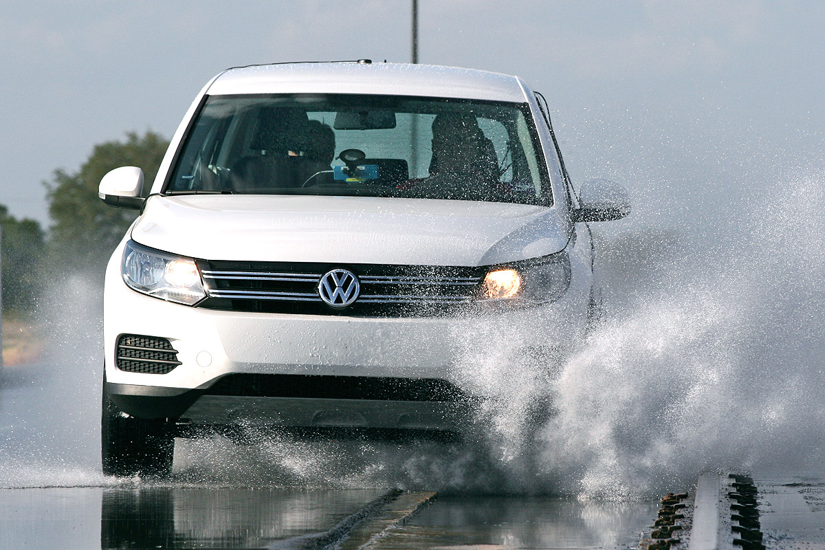 Aquaplaning-Test