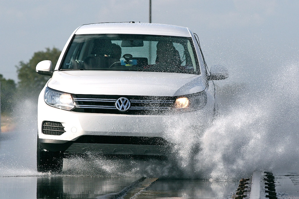 Aquaplaning-Test
