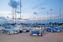 Audi TT RS BMW Z4 Mercedes SLK Porsche Boxster