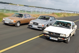 Mercedes-Benz 230 CE, Volvo 262 C Bertone, Lancia Gamma Coupé 2500