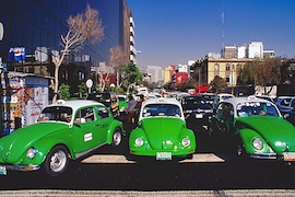 Käfer-Taxis in Mexico