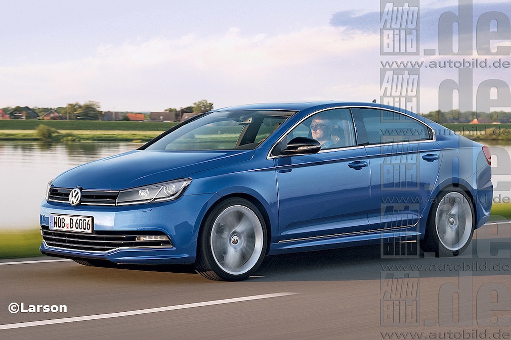 VW Golf CC Illustration