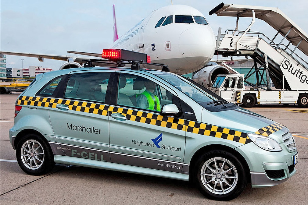 Mercedes B-Klasse Follow-Me-Car