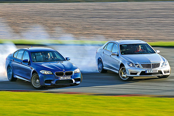 BMW M5 Mercedes E 63 AMG