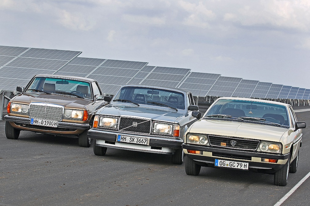 Mercedes-Benz 230 CE, Volvo 262 C Bertone, Lancia Gamma Coupé 2500