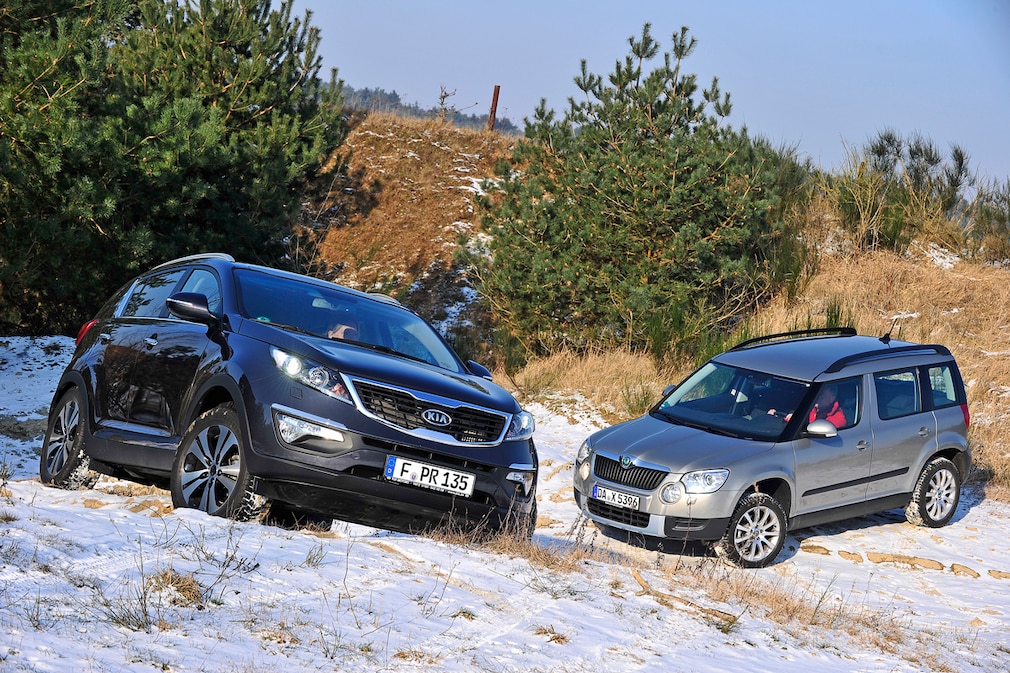Kia Sportage Skoda Yeti