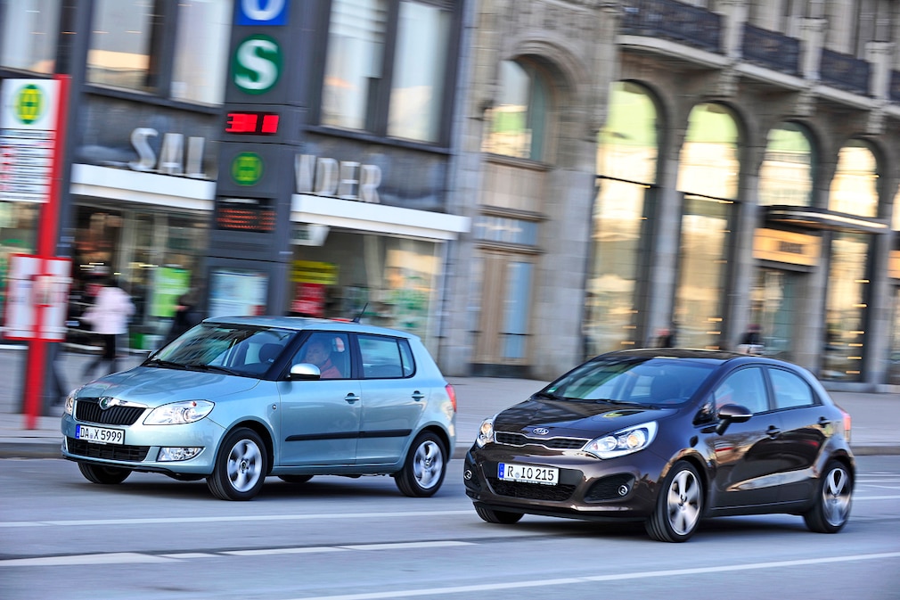 Kia Rio Skoda Fabia