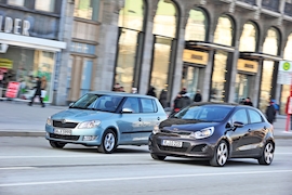 Kia Rio Skoda Fabia