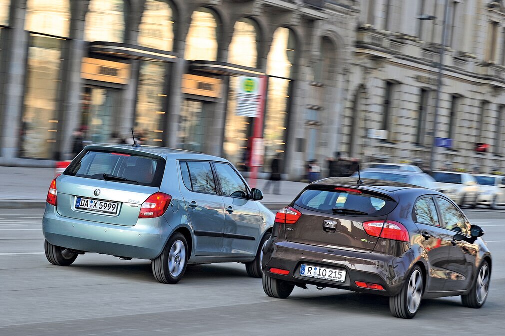 Kia Rio Skoda Fabia