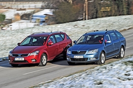 Kia cee'd SW Skoda Octavia Combi
