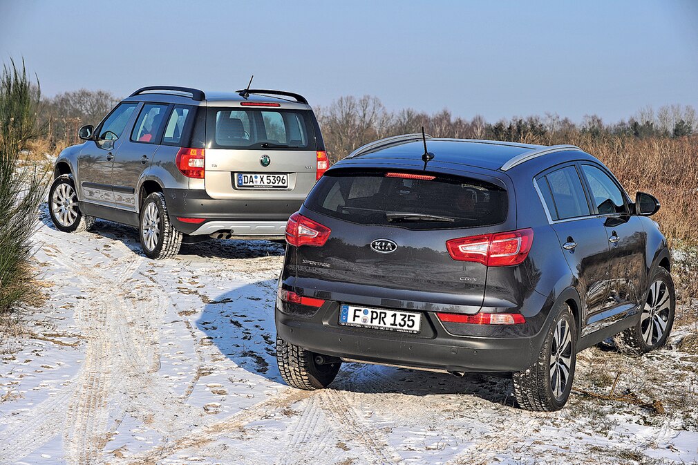 Kia Sportage Skoda Yeti
